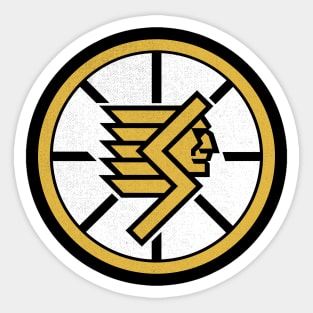 Defunct Springfield Indians Hockey 1974 Sticker